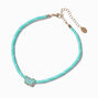 Turquoise Rope Butterfly Pendant Necklace,