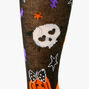 All Over Halloween Crew Socks - Black,