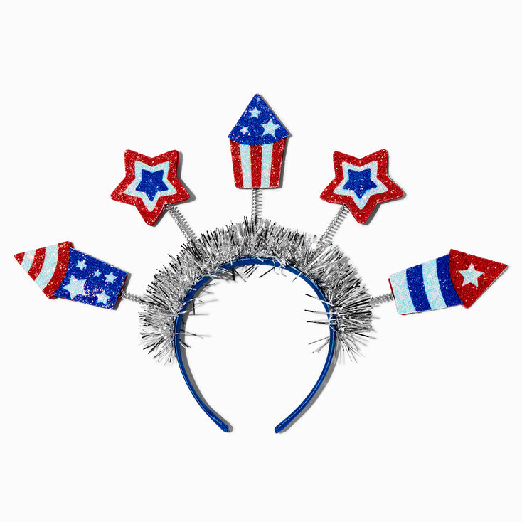 Stars &amp; Stripes Rockets Bopper Headband,