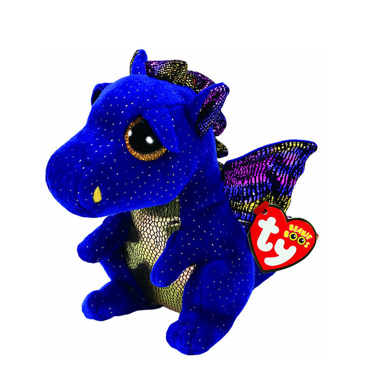 TY Beanie Boo Small Saffire the Dragon Soft Toy,