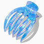 Iridescent Blue Medium Yoga Hair Claw,