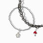 12 Days of Charms Advent Calendar Tattoo Choker Necklace &amp; Stretch Bracelet Set,