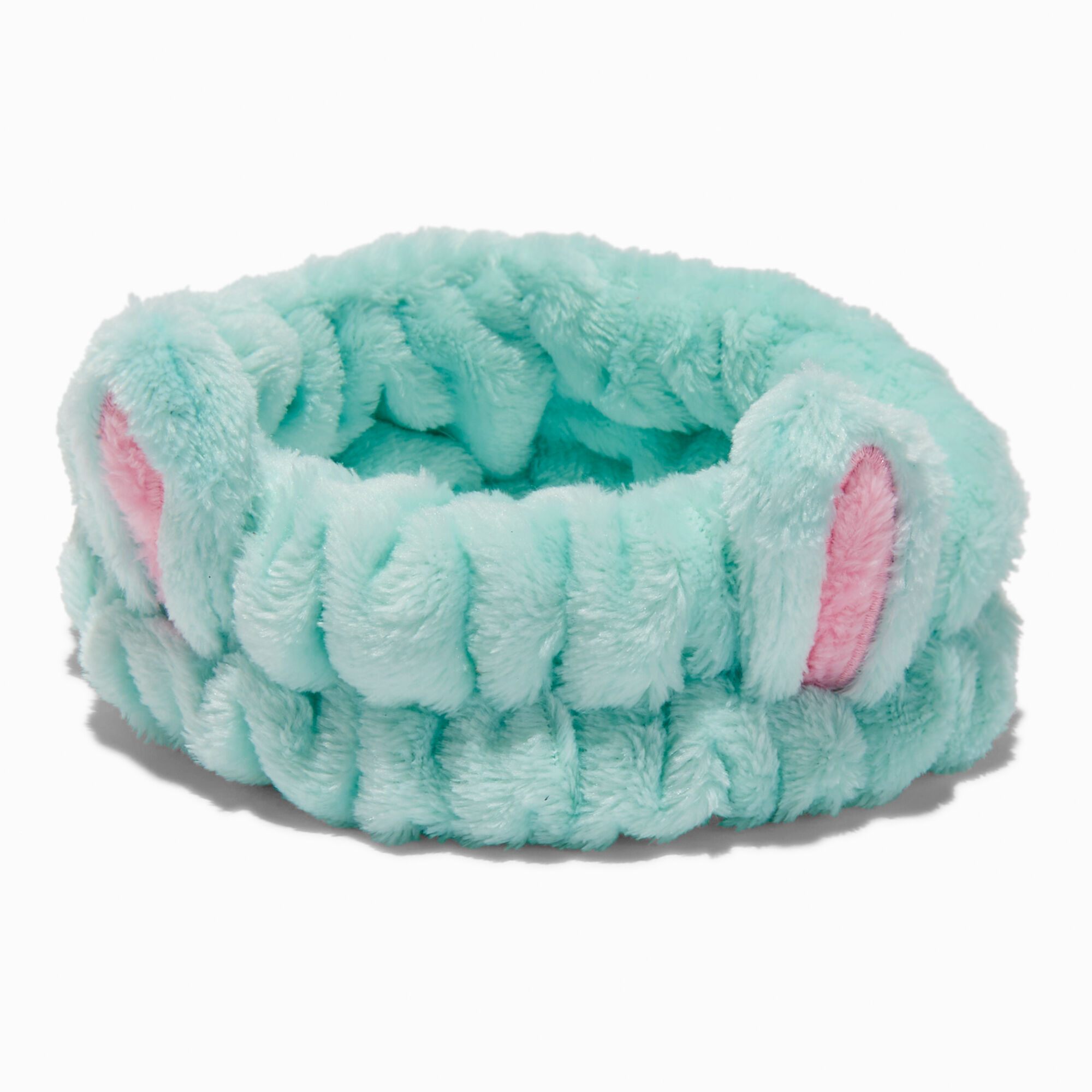 Teal Bunny Furry Makeup Headwrap,