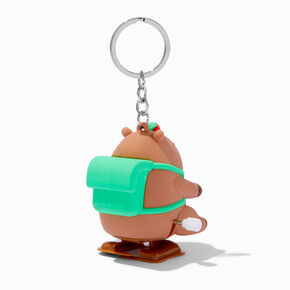 Capybara Wind-Up Keychain,
