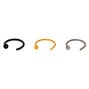 Mixed Metal 20G Open Nose Rings - 3 Pack,