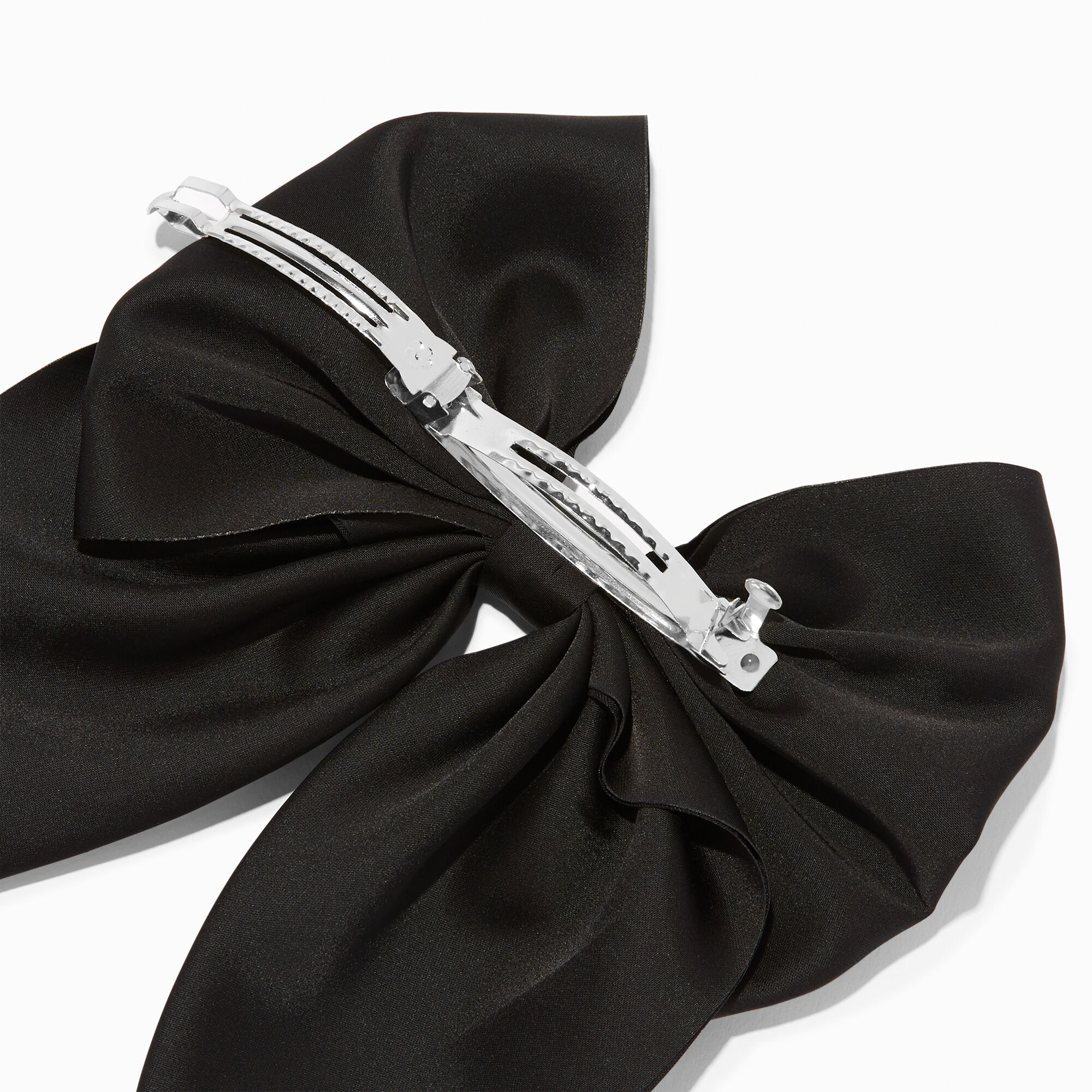Satin Hair Bow Clip