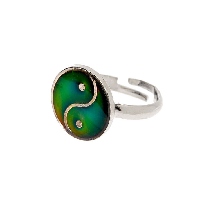 Silver Yin Yang Mood Ring Silver Yin Yang Mood Ring