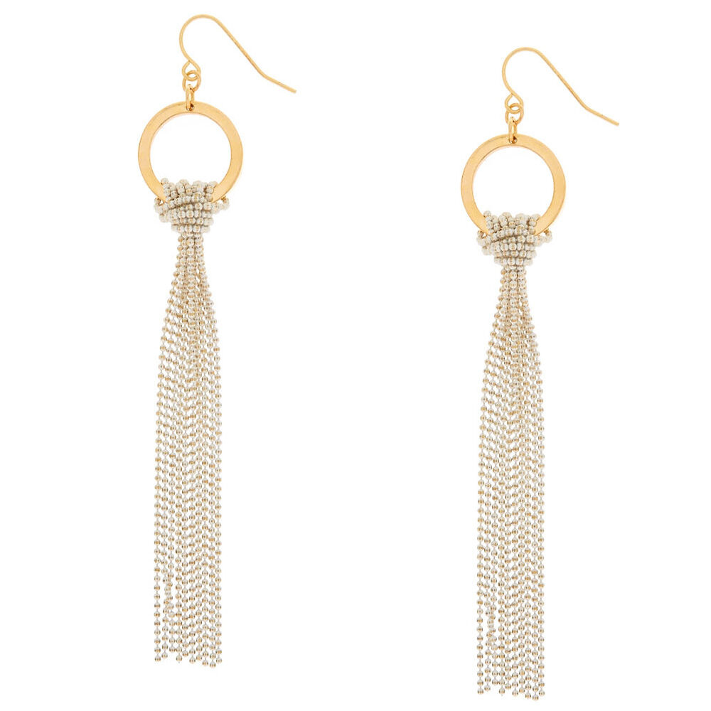 Claire's sales tassel earrings