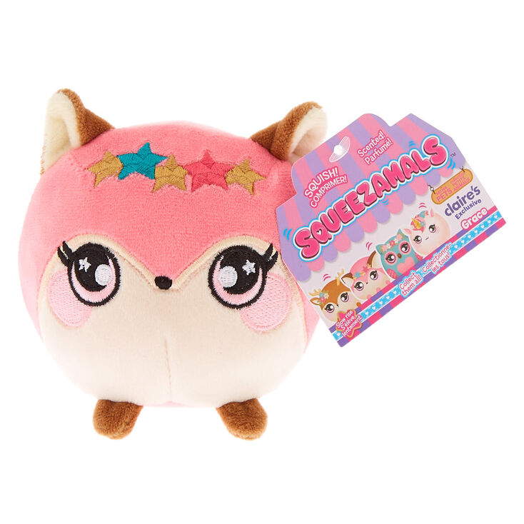 Claire's Peluche Grace la renarde des Squeezamals™