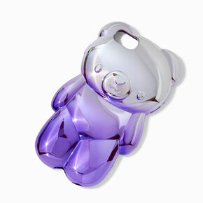 Purple Ombr&eacute; Chrome Bear Phone Case - Fits iPhone&reg; 6/7/8/SE,