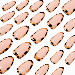 Cheetah Perimeter Stiletto Vegan Faux Nail Set - 24 Pack,
