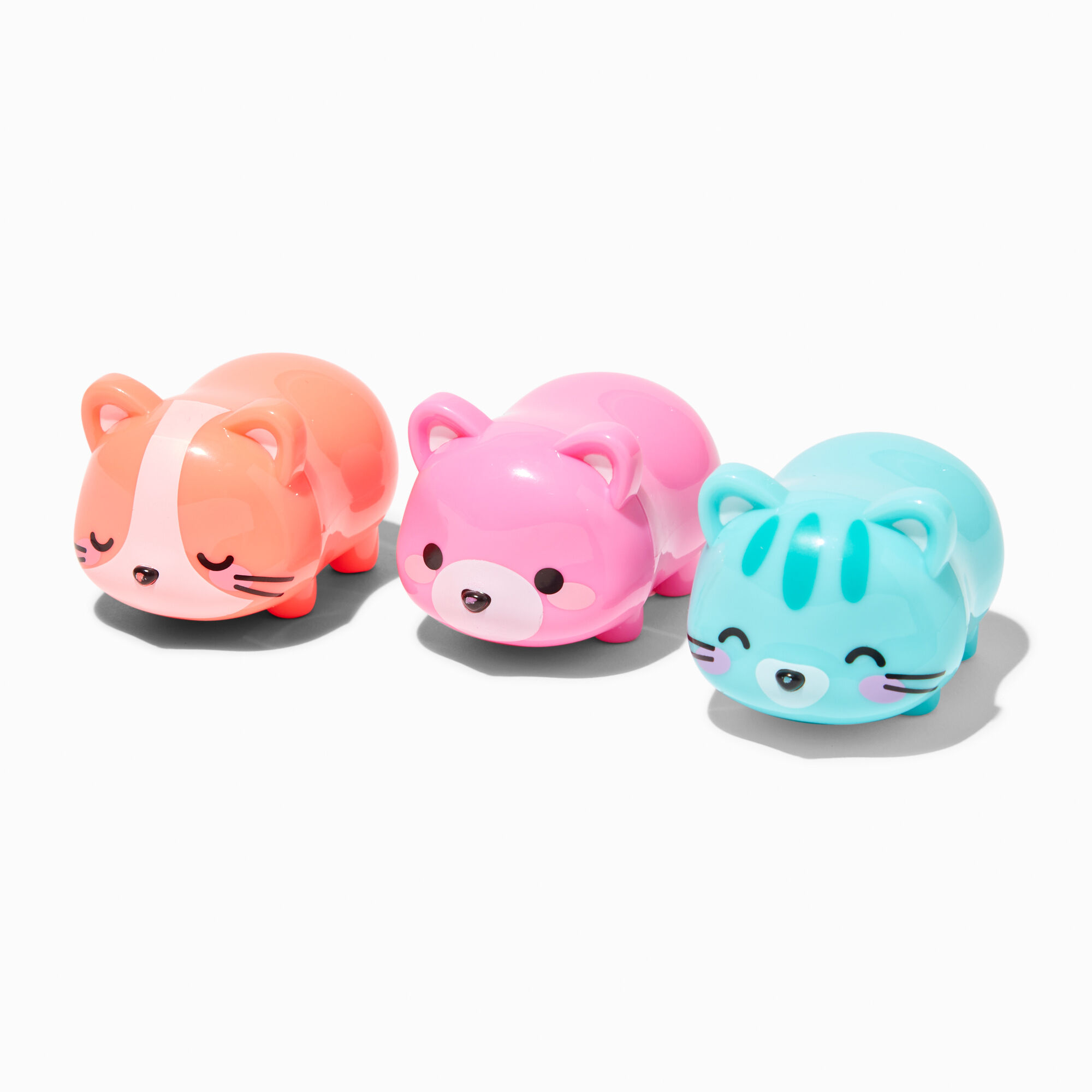 View Claires Club Critters Parade Lip Gloss Pot Set 3 Pack information