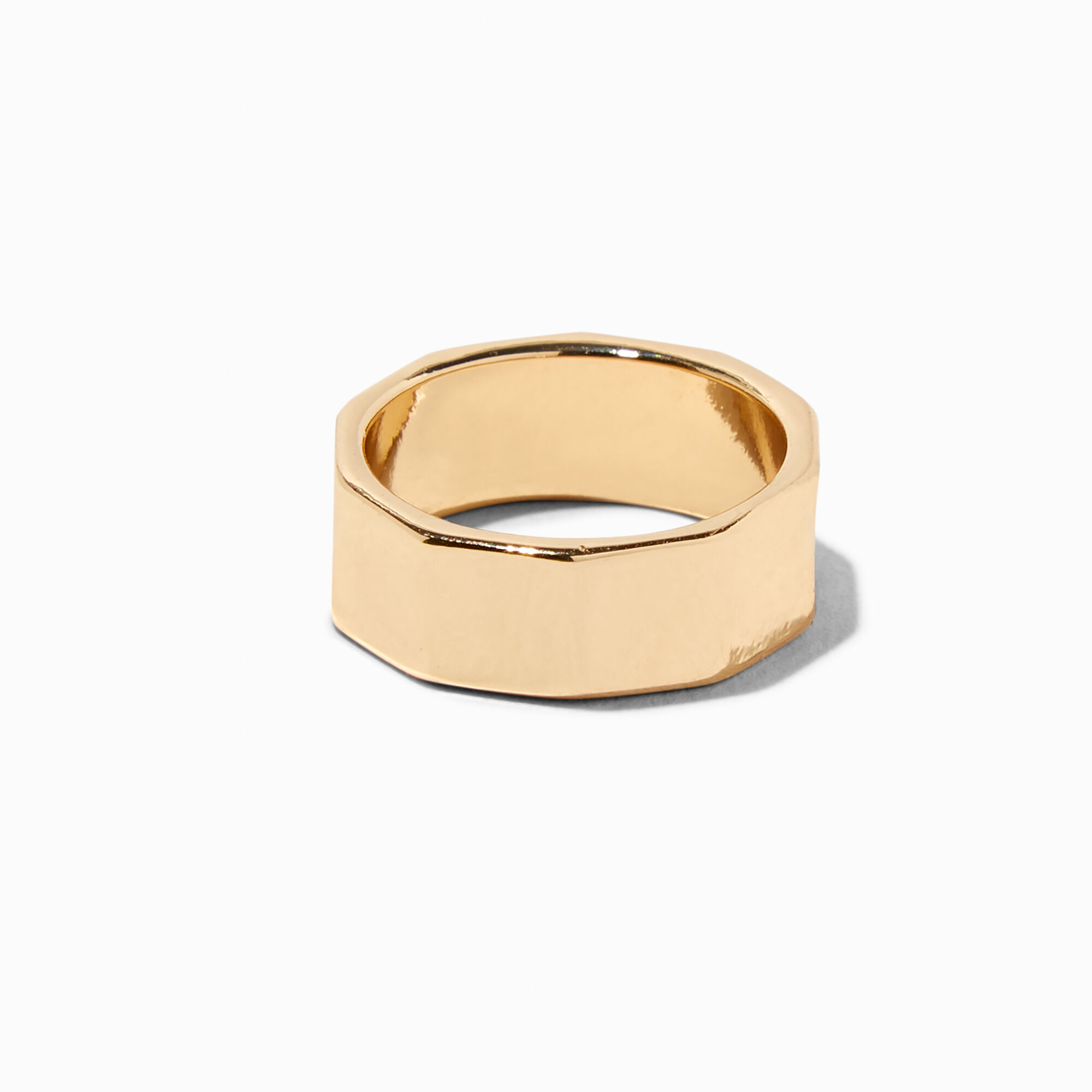 Bague crou industrielle couleur dor e Claire s FR