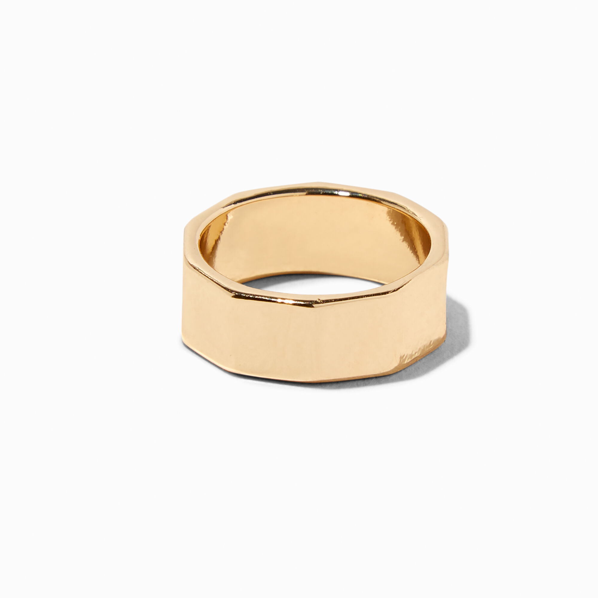 View Claires Industrial Nut Ring Gold information