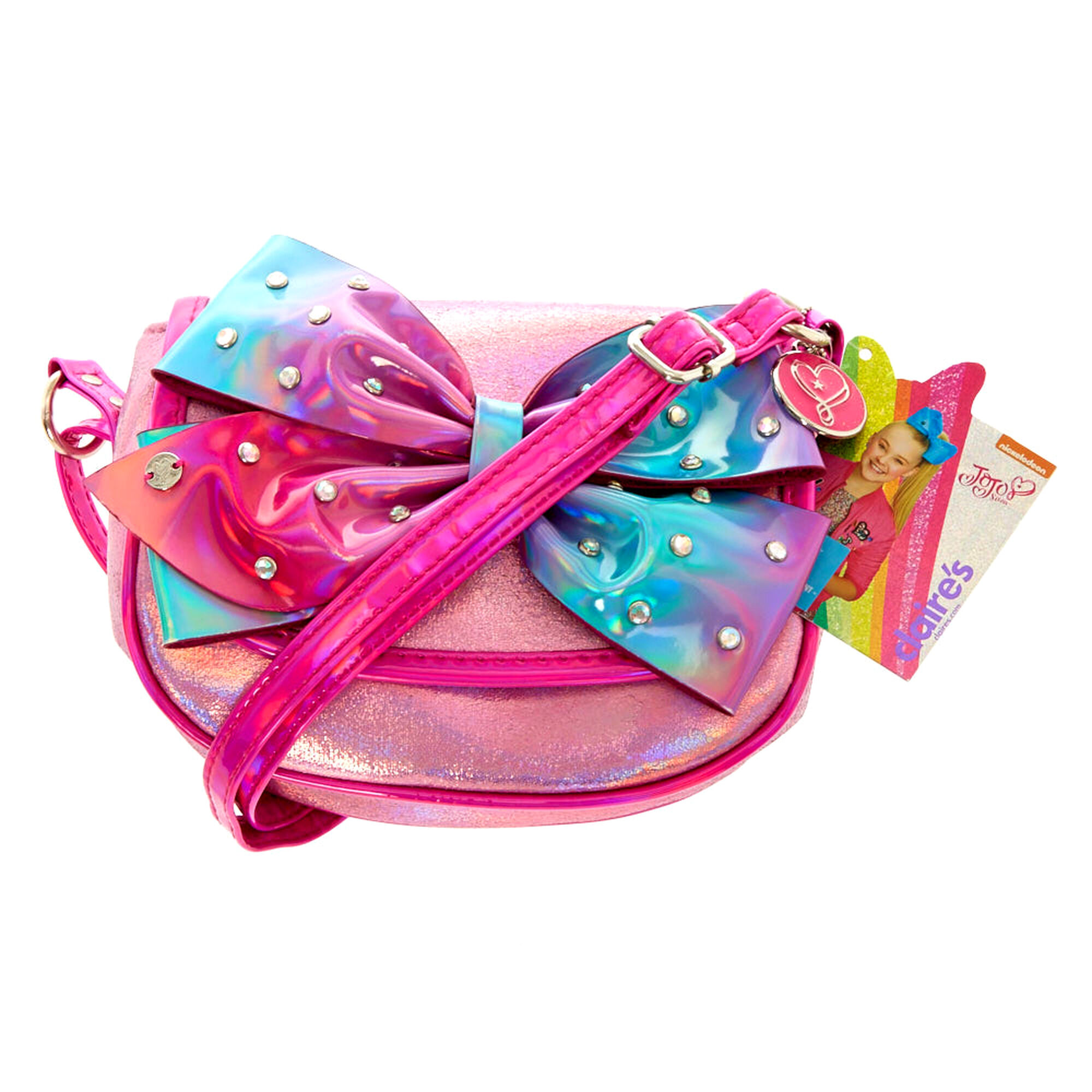 JoJo Siwa™ Holographic Crossbody Bag | Claire's US
