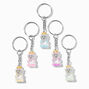 Porte-cl&eacute;s phosphorescents ours et miel Best Friends - Lot de 5,