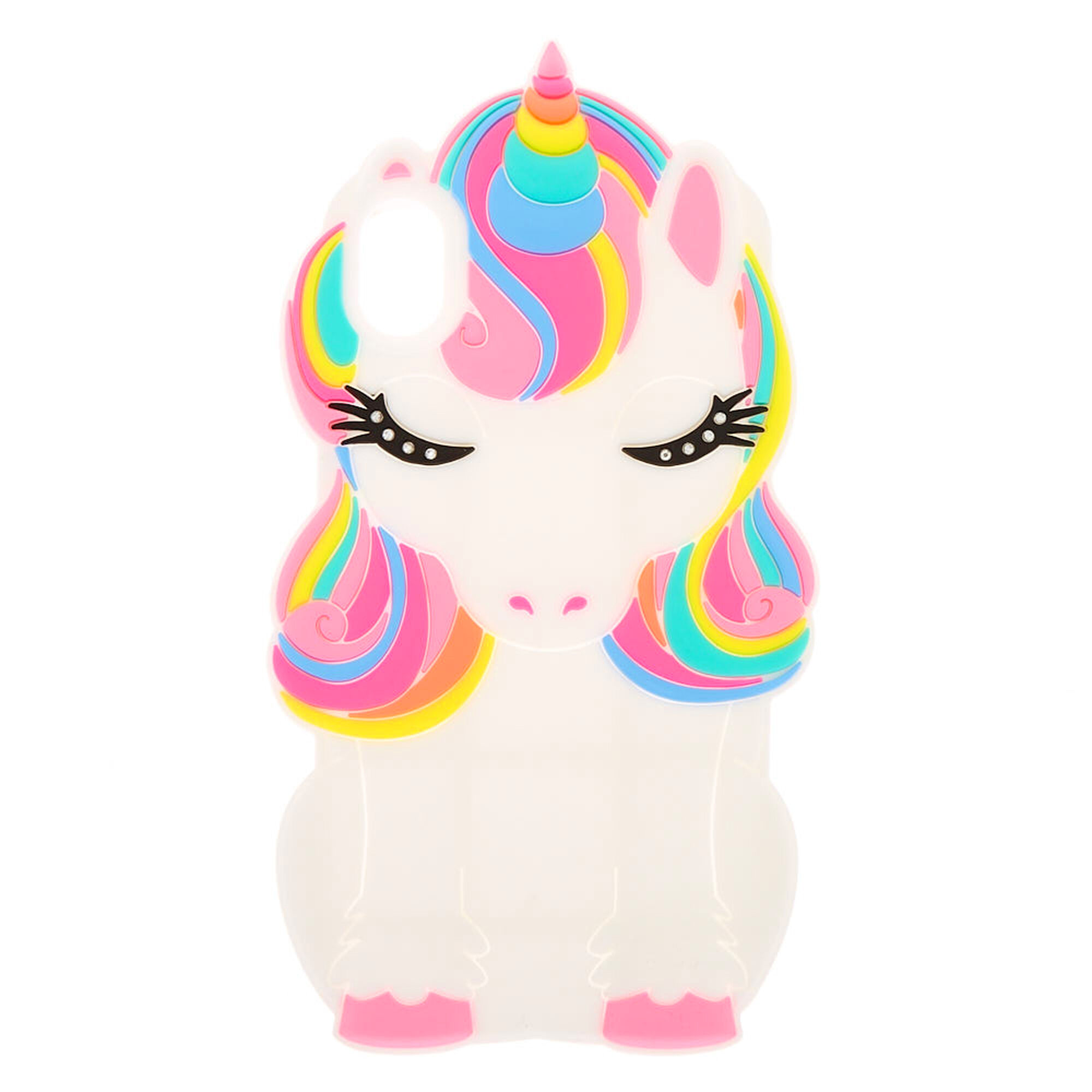 Silicone Sleeping Unicorn Phone Case Fits Iphone Xr Claire S Us