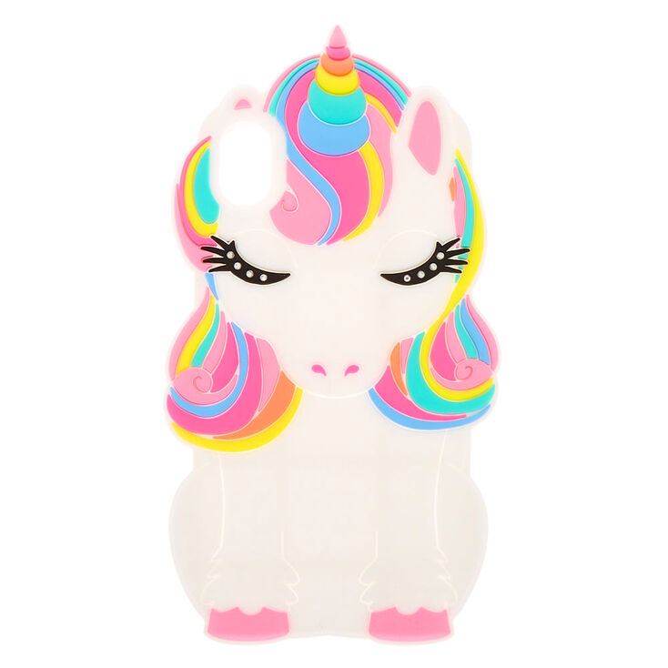 Silicone Sleeping Unicorn Phone Case Fits Iphone Xr Claire S Us