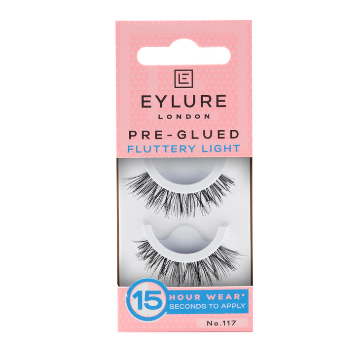 Eylure Fluttery Light No. 117 Pre-Glued False Lashes,