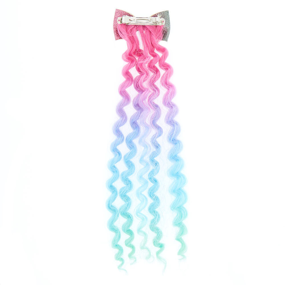 Claire's Club Ombre Curly Faux Hair Barrette,