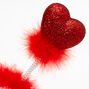 Red Glitter Hearts Deely Bopper Headband,