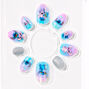 Disney Stitch Claire&#39;s Exclusive Ombre Press On Faux Nail Set - 20 Pack,
