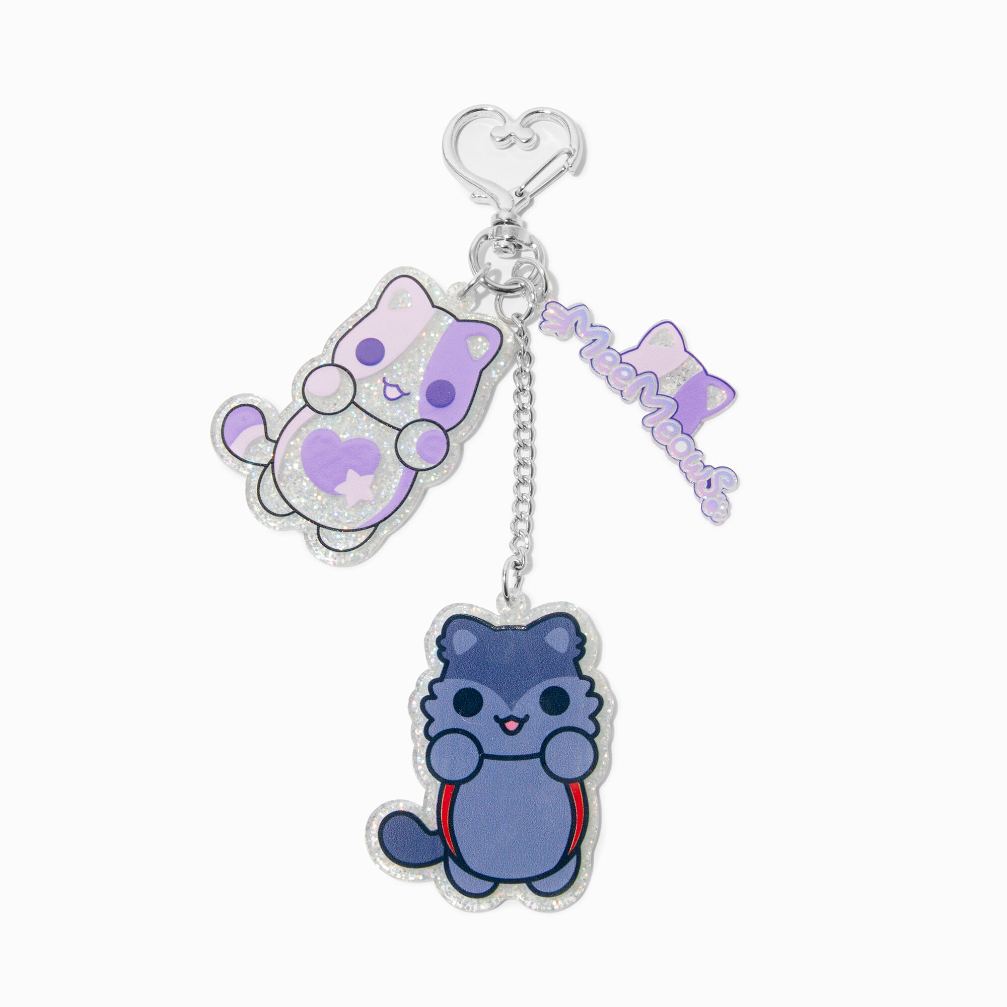 Aphmau™ And Friends Claire's Exclusive Holographic Cat Keyring,