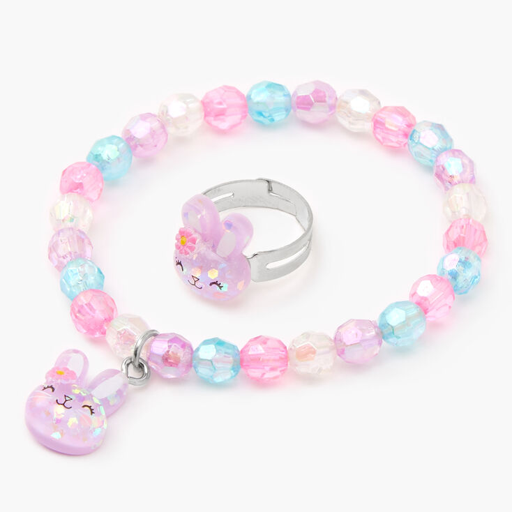 Claire&#39;s Club Easter Bunny Jewelry Set - 3 Pack,