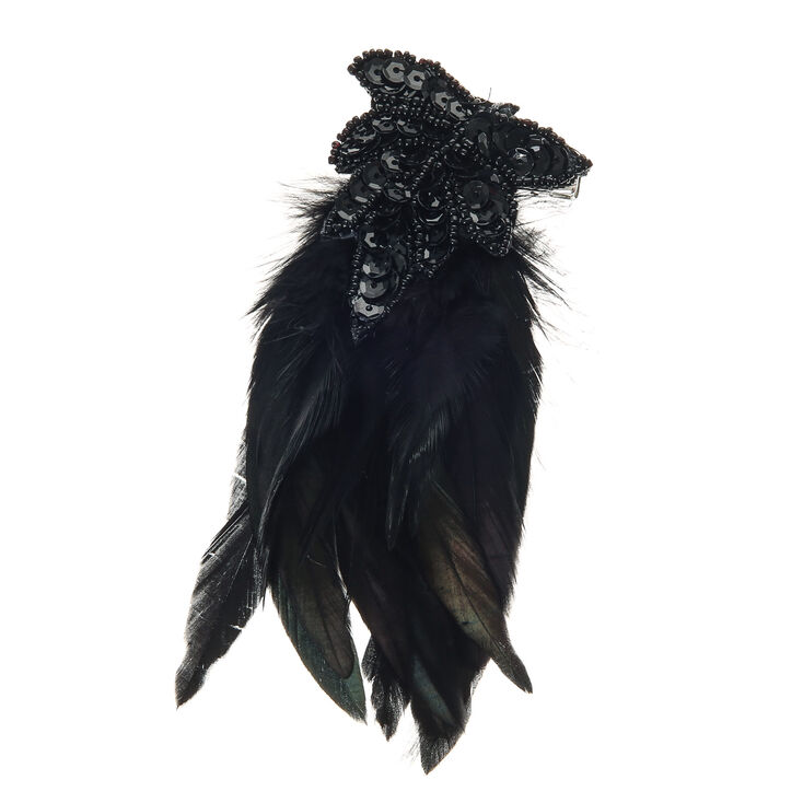 Black Feather Fascinator Claire S