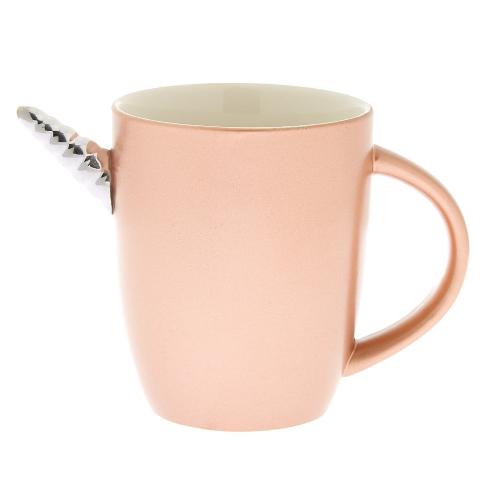 Metallic Unicorn Mug - Rose Gold,