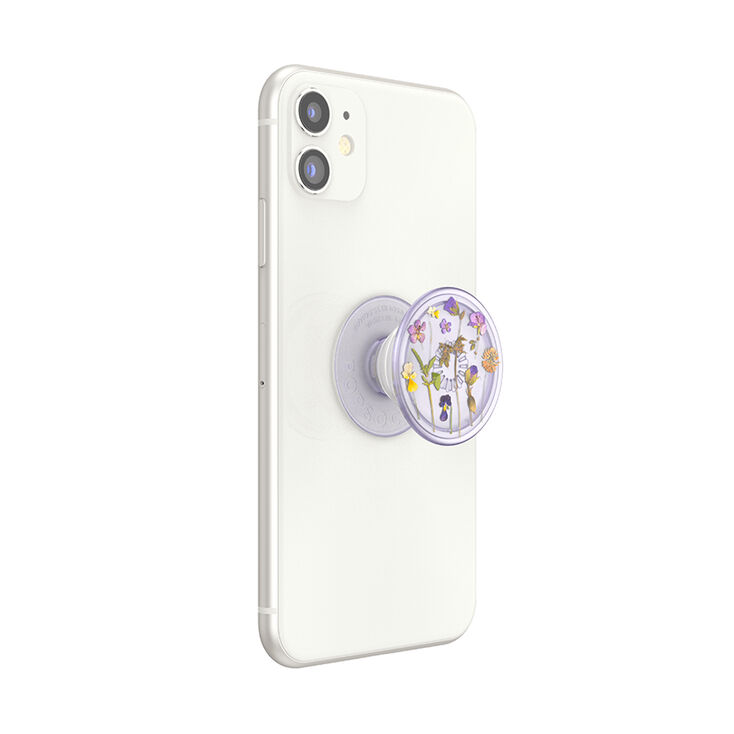 PopSockets&reg; Swappable PopGrip - PlantCore&trade; Purple Fields,