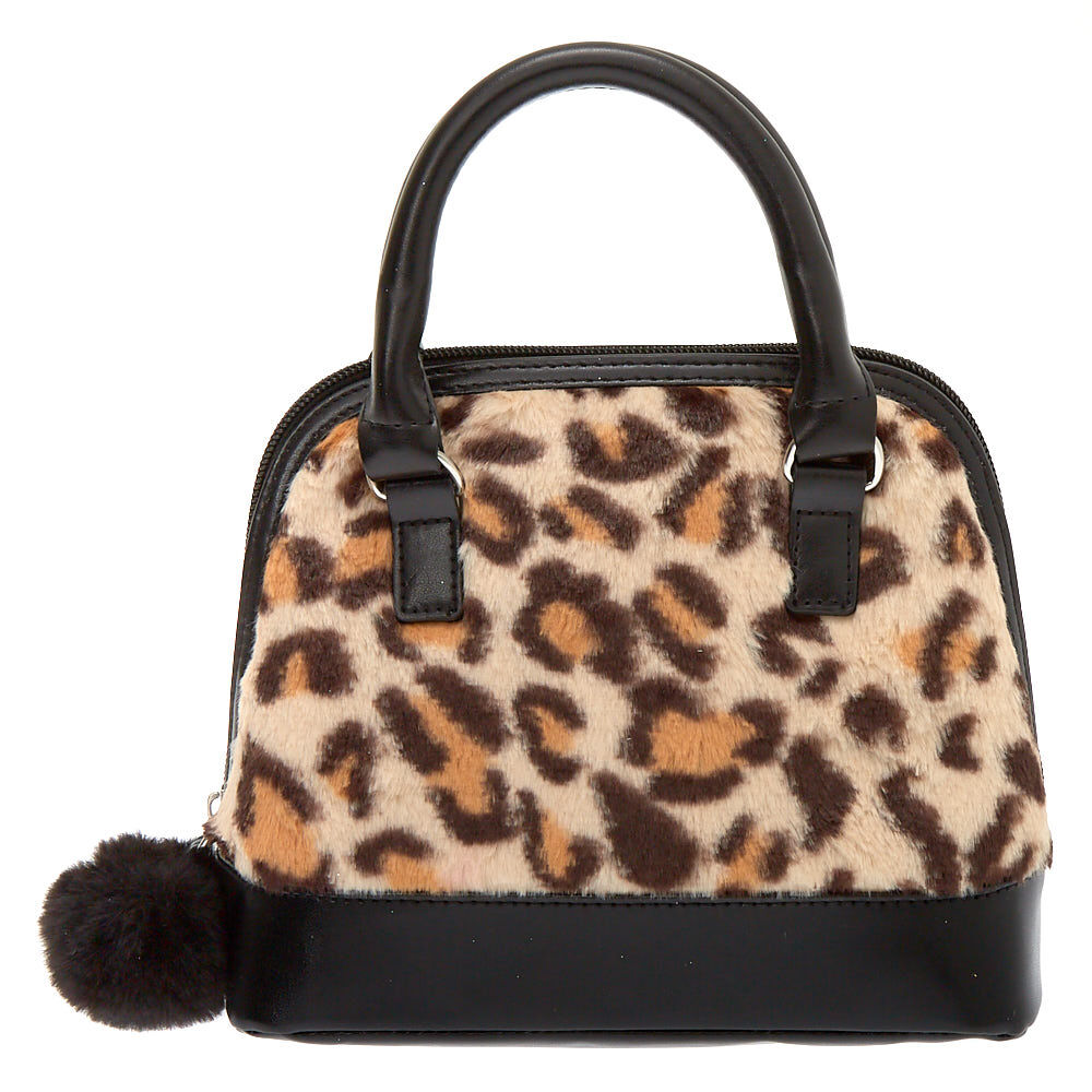 leopard print luggage