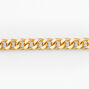 Gold-tone Chunky Curb Chain Link Bracelet,