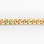 Gold Chunky Curb Chain Link Bracelet,