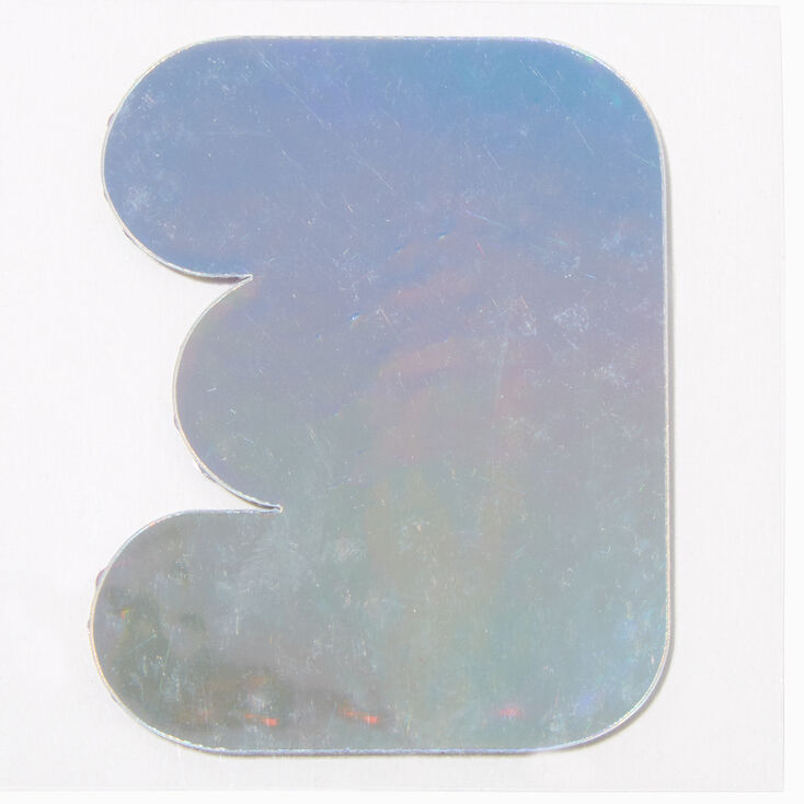 Initial Bedazzled Sticker - E,