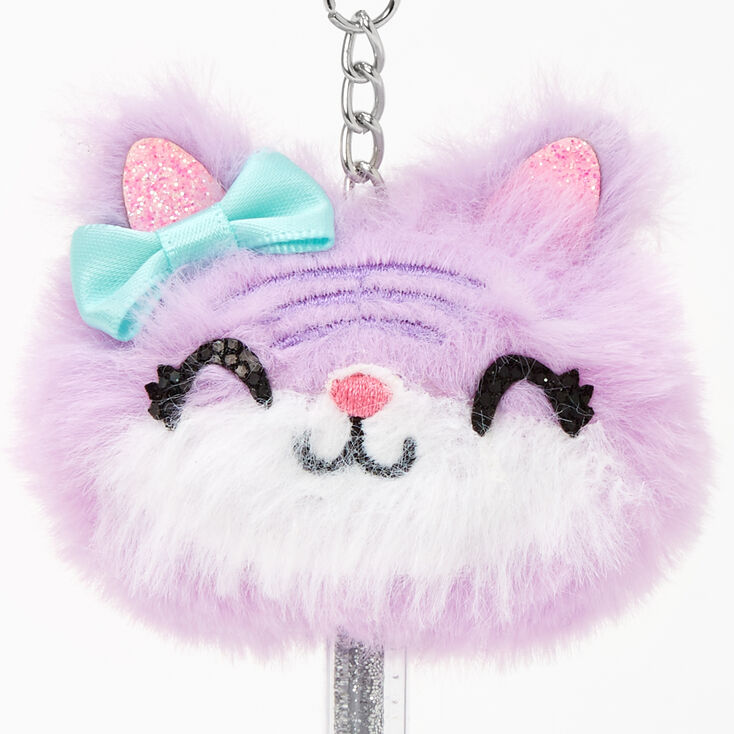 Kitty Mini Keychain Pen - Purple,