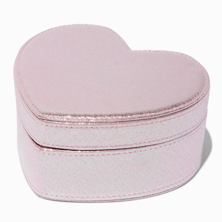 Pink Heart Jewellery Box,