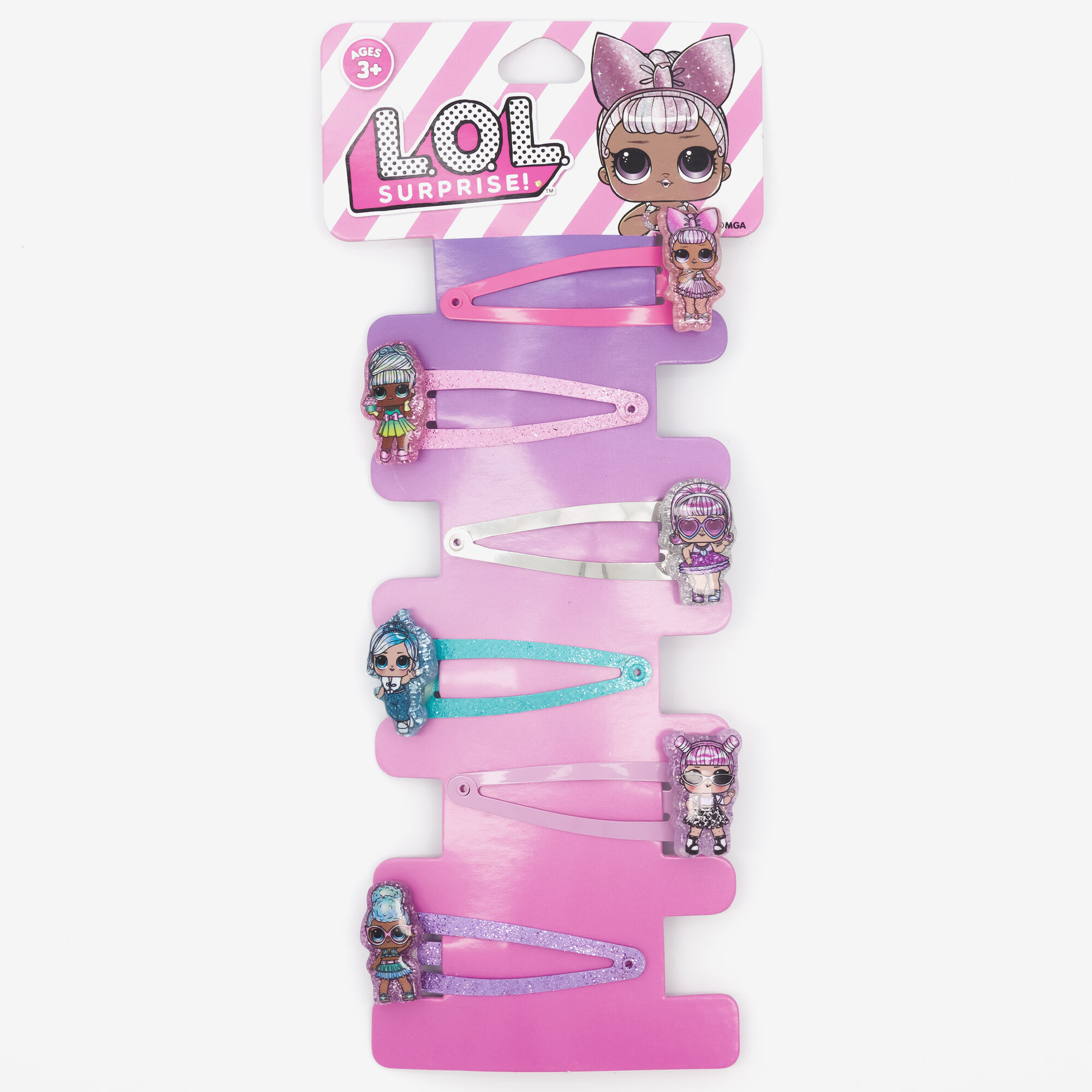 View Claires Lol Surprise Snap Hair Clips 6 Pack information