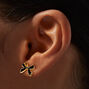T H E M E x Claire&#39;s Gold-tone Cherry Stud Earrings - 6 Pack,