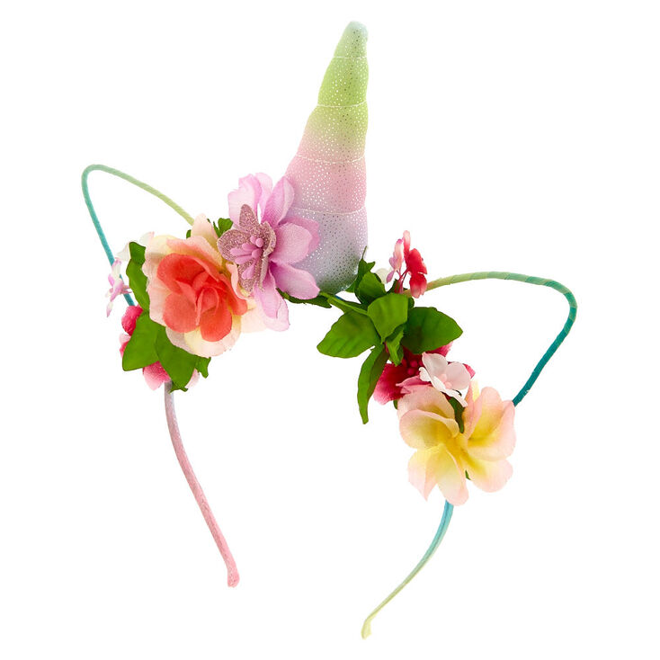 Flower Crown Unicorn Headband Claire S Us