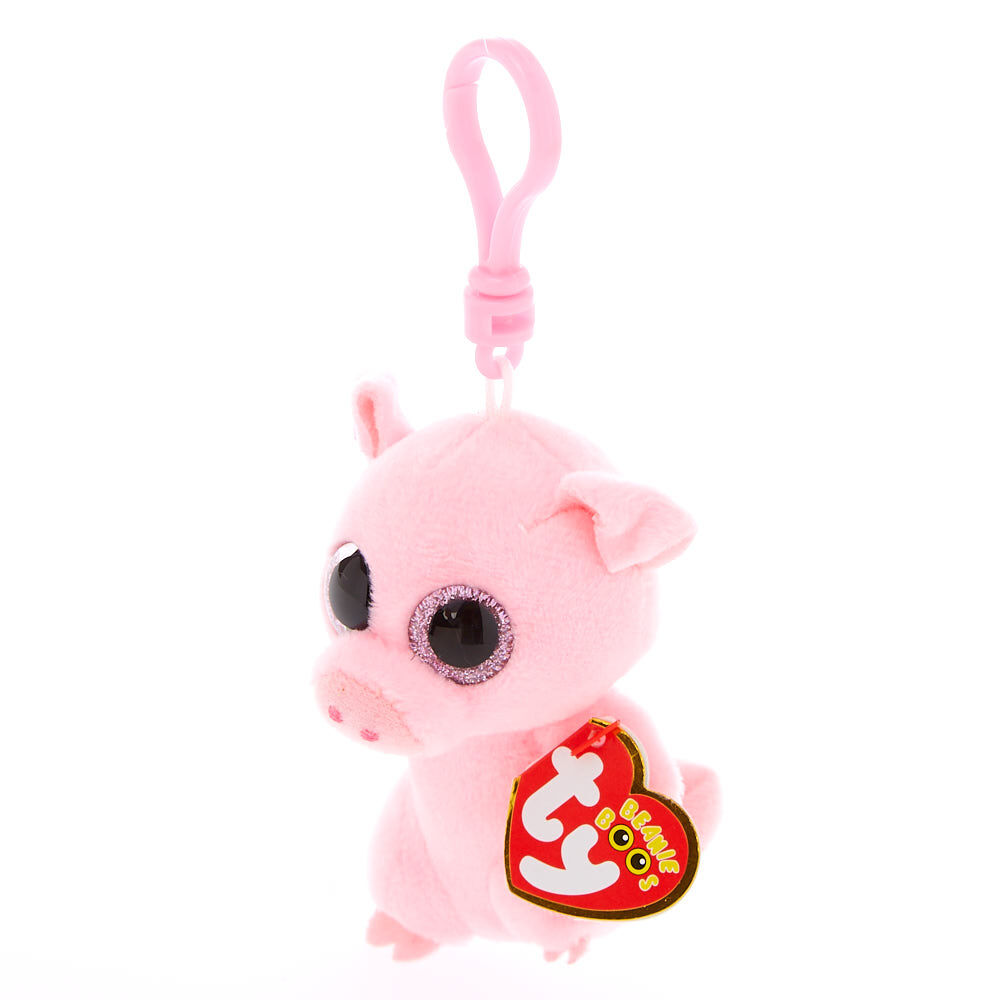 Ty Beanie Boo Posey the Pig Keyring Clip Claire s