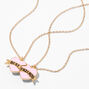 Best Friends Pink Heart Banner Pendant Necklaces &#40;2 Pack&#41;,