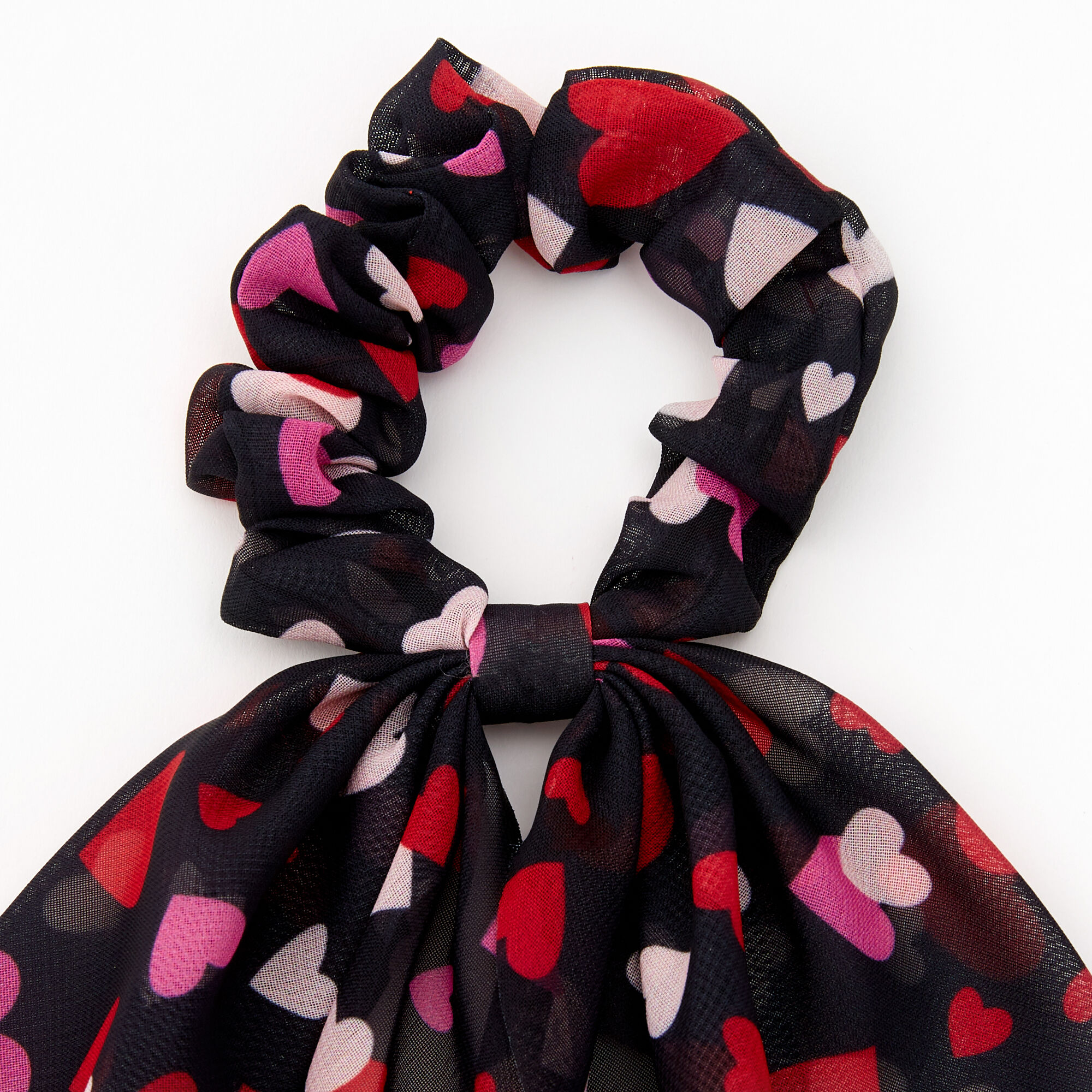 Valentine's Day Hair Scrunchie Scarf,