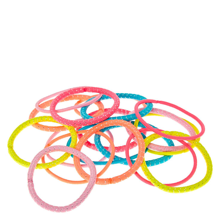 &Eacute;lastiques fluo assortis du Club Claire&#39;s,