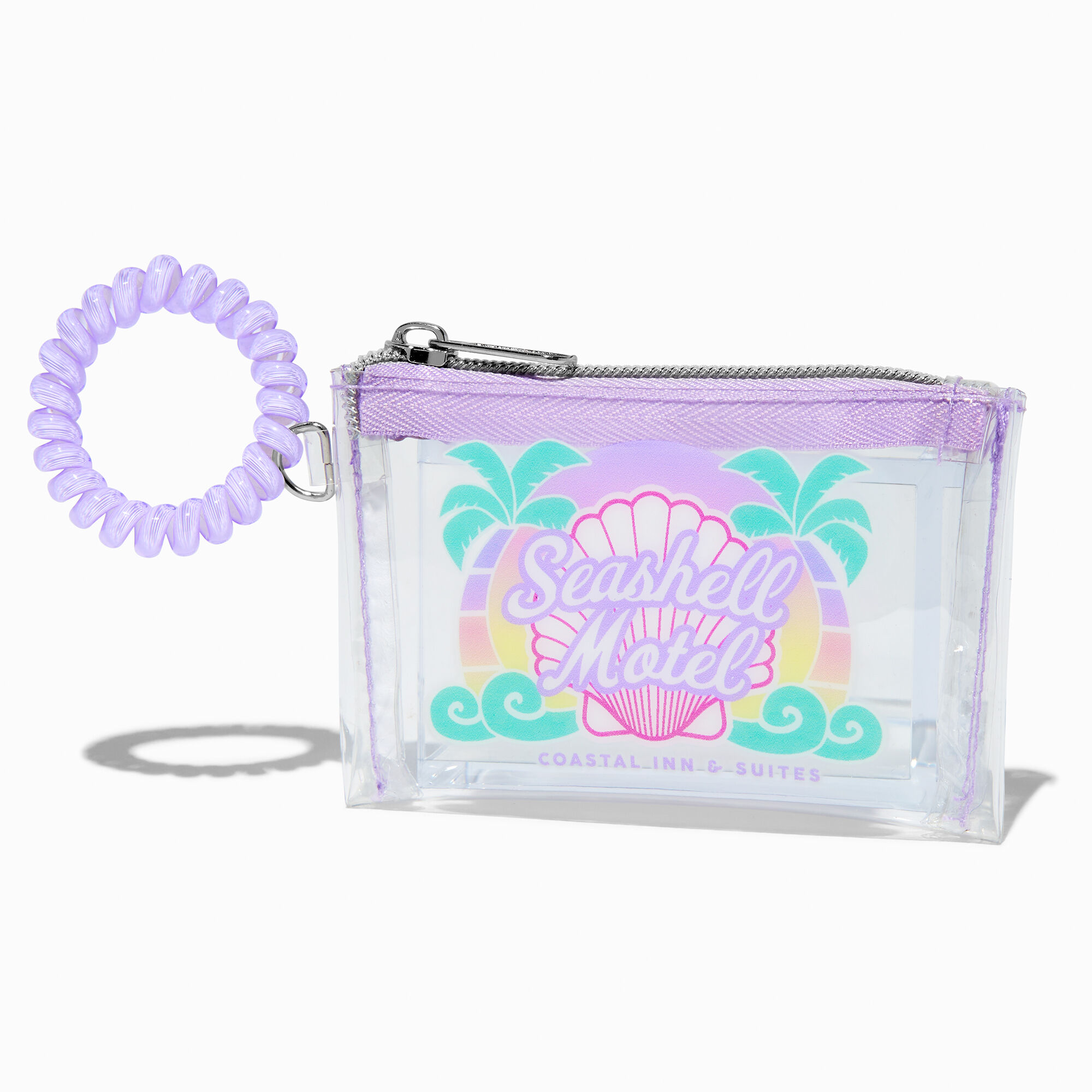 View Claires seashell Motel Wristlet Coin Purse Bracelet information