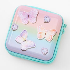 Claire&#39;s Club Butterfly Gem Make-Up Tin - Mint,