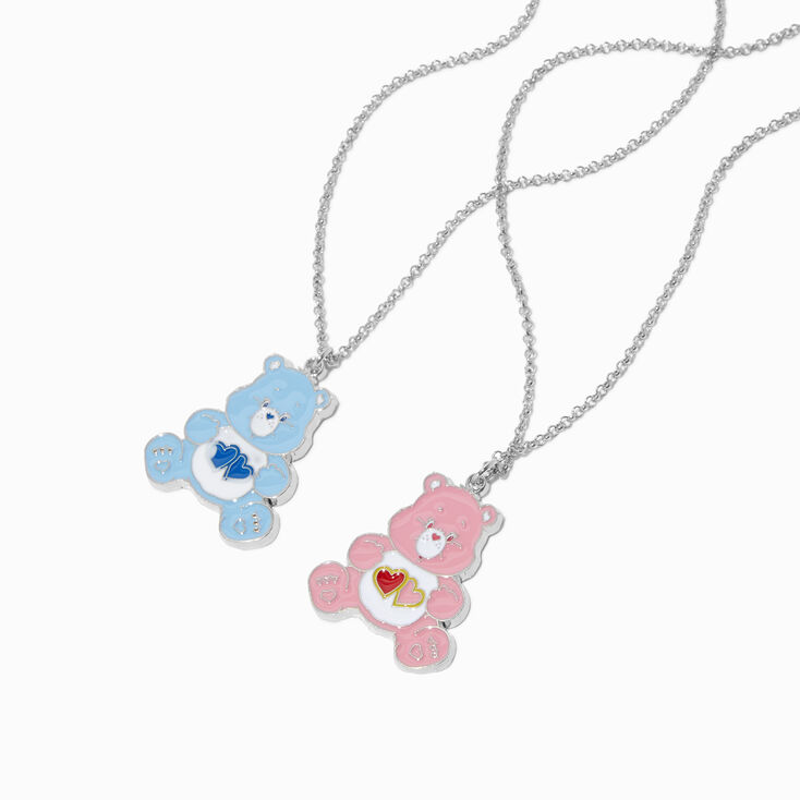 Colliers &agrave; pendentif Best Friends Bisounours&trade; - Lot de 2,