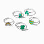 St. Patrick&#39;s Day Adjustable Rings - 5 Pack,