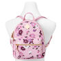 Pink &amp; Purple Floral Small Backpack,