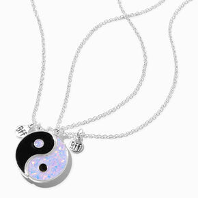Best Friends Yin Yang UV Colour-Changing Pendant Necklaces - 2 Pack,